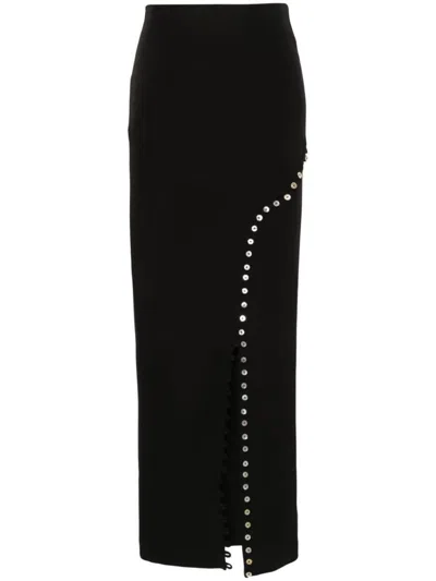 Avavav Straight-hem Skirt In Black