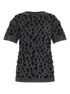 Avavav T-shirt Distressed Black Clothing In Black