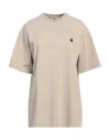 Avavav Woman T-shirt Beige Size S Cotton