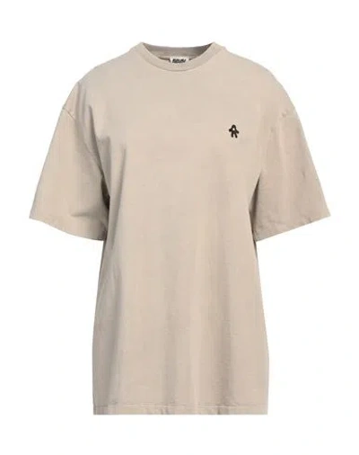 Avavav Woman T-shirt Beige Size S Cotton