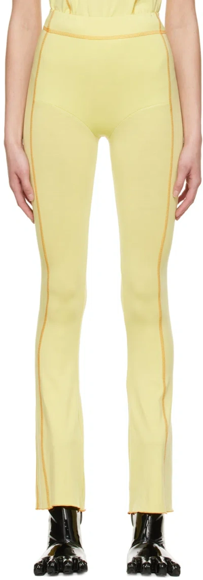 Avavav Yellow Apartment Trousers In Pale Lemon