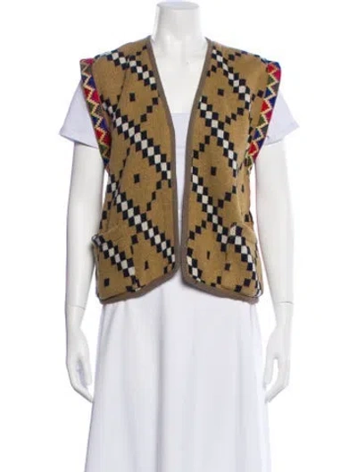 Pre-owned Avdw Antwerp Printed Vest In Multi