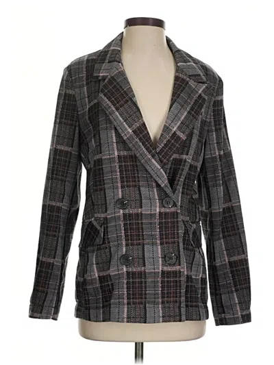 Pre-owned Avec Les Filles Blazer Jacket In Gray