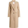 Avec Les Filles Blazer Trench Coat In Blush