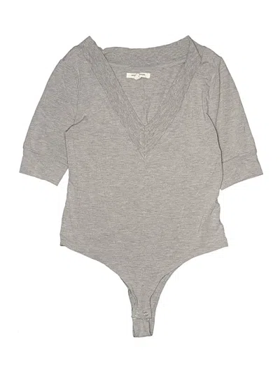 Pre-owned Avec Les Filles Bodysuit In Gray