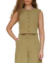 Avec Les Filles Bosy Cropped Vest