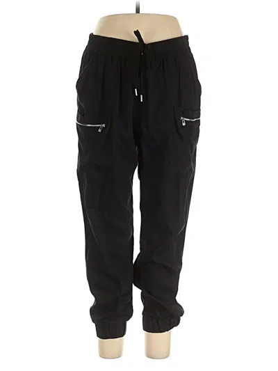 Pre-owned Avec Les Filles Cargo Pants In Black
