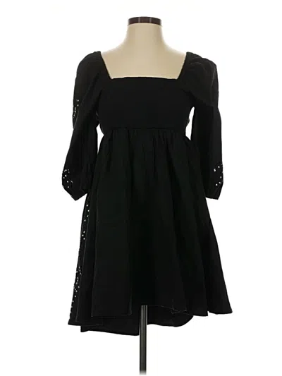 Pre-owned Avec Les Filles Casual Dress In Black