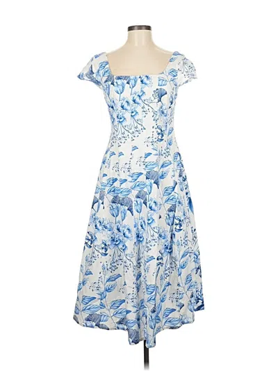 Pre-owned Avec Les Filles Casual Dress In Blue