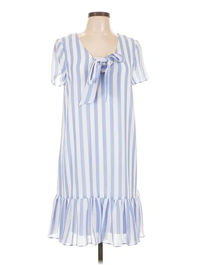 Pre-owned Avec Les Filles Casual Dress In Blue
