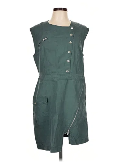 Pre-owned Avec Les Filles Casual Dress In Green
