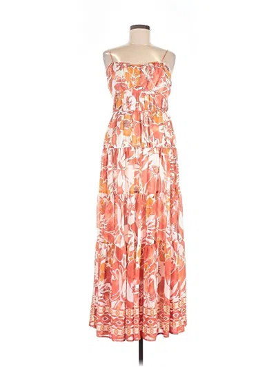 Pre-owned Avec Les Filles Casual Dress In Orange