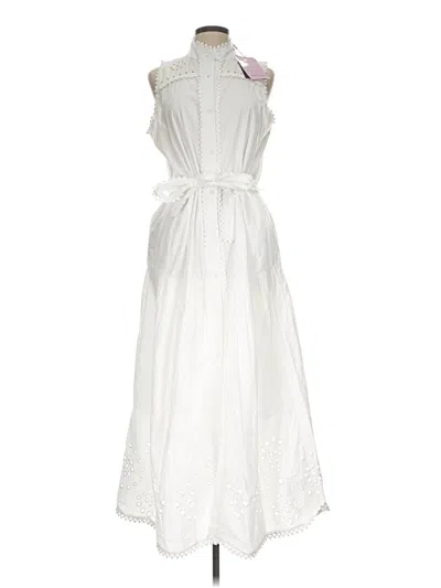 Pre-owned Avec Les Filles Casual Dress In White