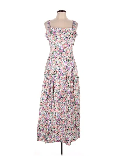 Pre-owned Avec Les Filles Casual Dress In White