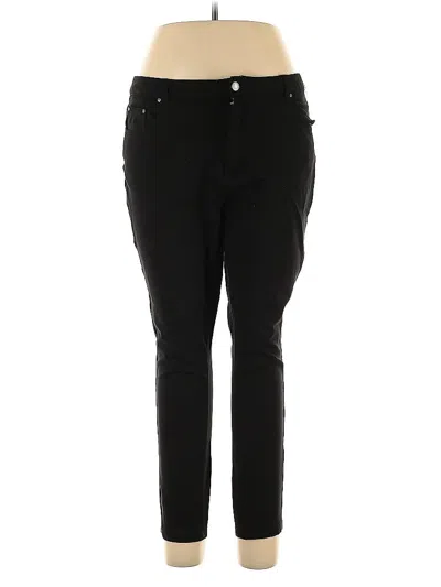 Pre-owned Avec Les Filles Casual Pants In Black