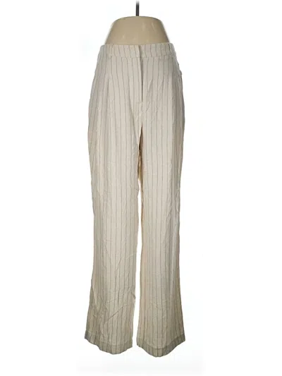 Pre-owned Avec Les Filles Casual Pants In Ivory