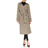 Avec Les Filles City Relaxed Water Resistant Belted Trench Coat