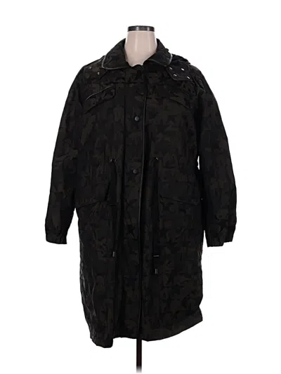 Pre-owned Avec Les Filles Coat In Black