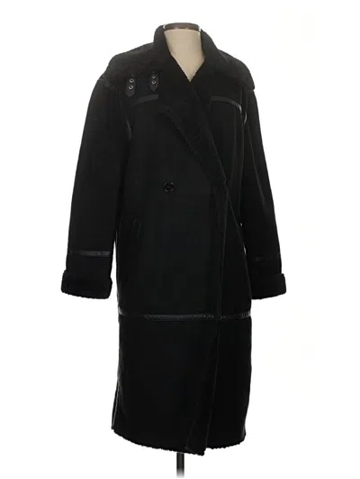 Pre-owned Avec Les Filles Coat In Black