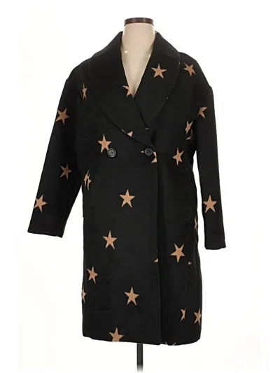 Pre-owned Avec Les Filles Coat In Black