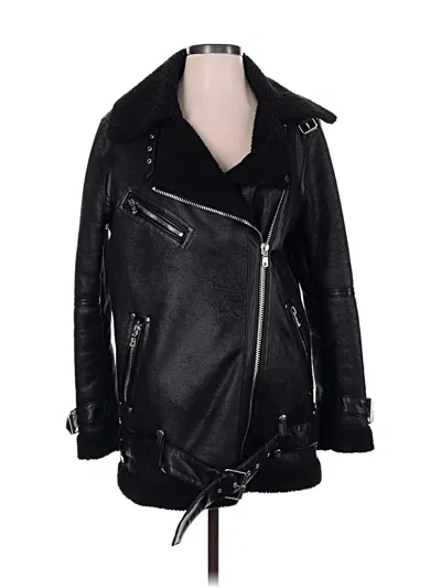 Pre-owned Avec Les Filles Coat In Black