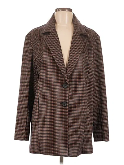 Pre-owned Avec Les Filles Coat In Brown