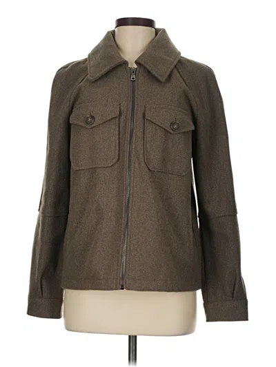 Pre-owned Avec Les Filles Coat In Brown