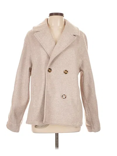 Pre-owned Avec Les Filles Coat In Brown