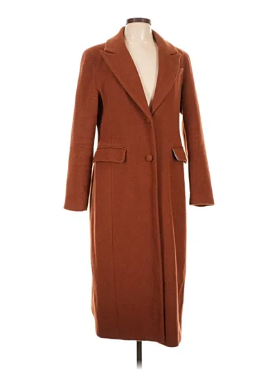 Pre-owned Avec Les Filles Coat In Brown