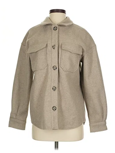 Pre-owned Avec Les Filles Coat In Gray