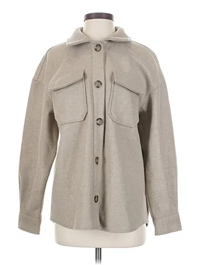 Pre-owned Avec Les Filles Coat In Gray