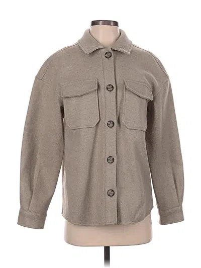 Pre-owned Avec Les Filles Coat In Gray