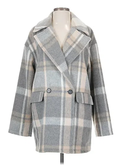 Pre-owned Avec Les Filles Coat In Gray