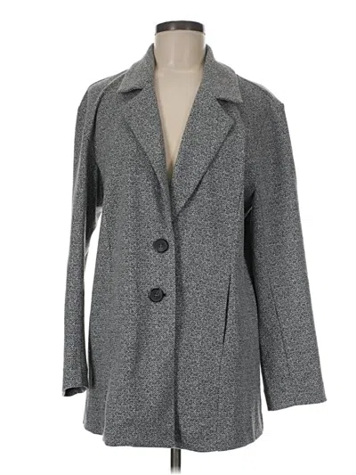 Pre-owned Avec Les Filles Coat In Gray