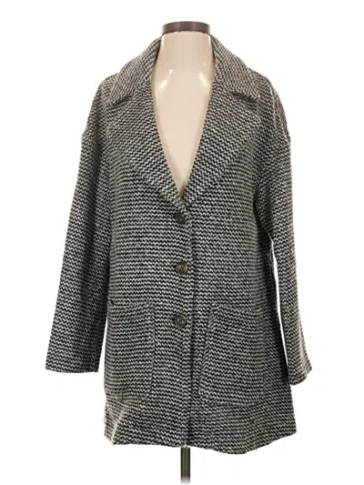 Pre-owned Avec Les Filles Coat In Gray