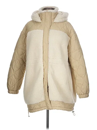 Pre-owned Avec Les Filles Coat In Ivory