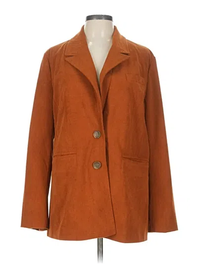 Pre-owned Avec Les Filles Coat In Orange