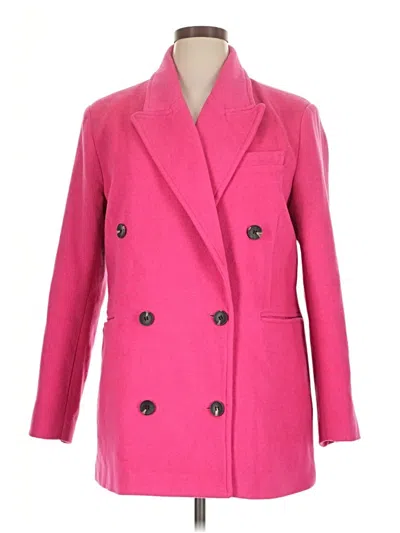 Pre-owned Avec Les Filles Coat In Pink