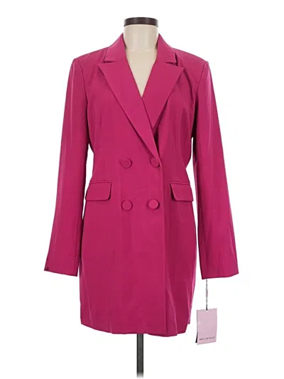 Pre-owned Avec Les Filles Coat In Pink