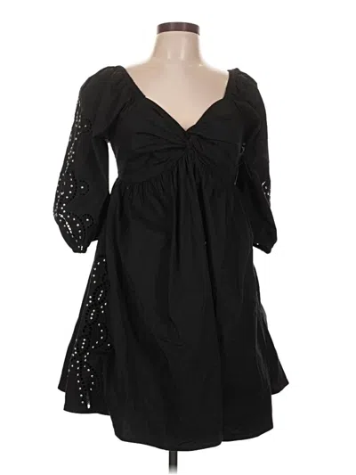 Pre-owned Avec Les Filles Cocktail Dress In Black
