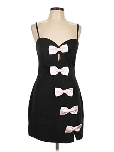 Avec Les Filles Cocktail Dress In Black