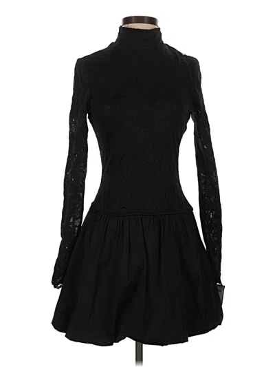 Avec Les Filles Cocktail Dress In Black
