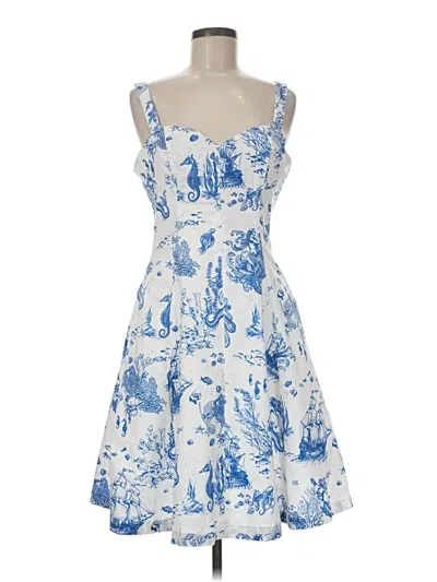 Pre-owned Avec Les Filles Cocktail Dress In Blue