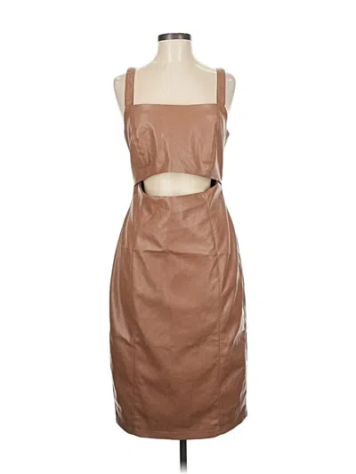 Pre-owned Avec Les Filles Cocktail Dress In Brown