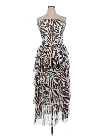 Pre-owned Avec Les Filles Cocktail Dress In Brown