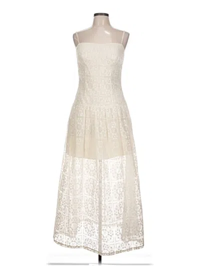 Pre-owned Avec Les Filles Cocktail Dress In Ivory