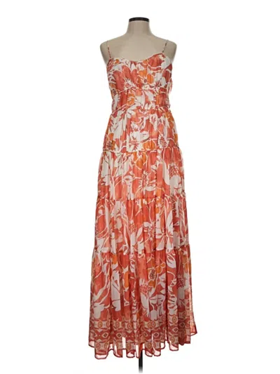 Pre-owned Avec Les Filles Cocktail Dress In Orange