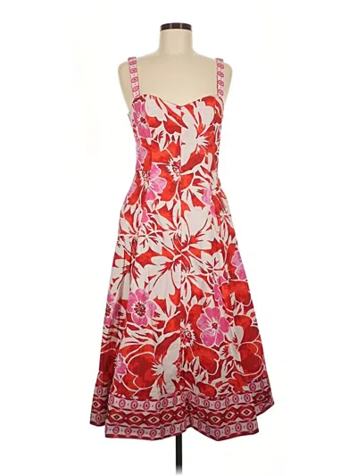 Pre-owned Avec Les Filles Cocktail Dress In Red