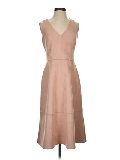 Pre-owned Avec Les Filles Cocktail Dress In Tan