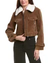 Avec Les Filles Corduroy Jacket In Brown